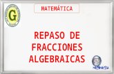 C5 mate   repaso de fracciones algebraicas - 4º