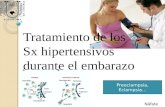 Tratamiento de los sx hipertensos preeclampsia eclampsia para Mexico