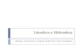 Litosfera e hidrodfera