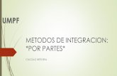 Metodos de integracion por partes