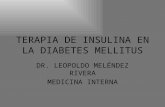 Insulina y dm