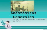 Anestésicos Generales