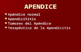 Clase  apendicitis