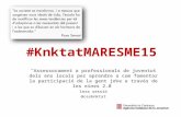 Programa #KnktatMaresme15 1era sessio gen15