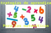 Presentación1 estrategia aprendizaje para las matematics