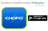 Conozca nuestra nueva App disponible en Google Play, Chopo tu laboratorio de cabecera.