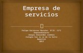 Empresa de servicios. 11 c