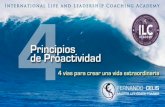 Los 4 Principios de Proactividad. Master Coaching 2015