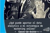 Webinar "¿Qué puede aportar el data analytics a mi estrategia de marketing online? "