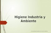 Diapositiva de higiene e industria de ambiente completa