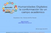 #Aprender3C - Humanidades Digitales: la conformación de una campo académico / Gimena del Río Riande