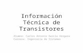 Información técnica de transistores