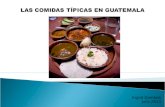 Comidas típicas  en guatemala