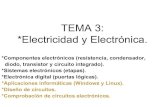 Tema 3 Electricidad electrónica