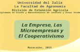 La Empresa, Microempresa y Cooperativismo