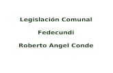 Legislacion comunal en Colombia