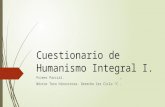 Humanismo Integral-1er Parcial Derecho