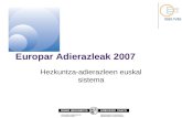 Europar Adierazleak 2007