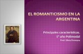 El Romanticismo En La Argentina