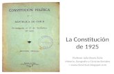 La constitución de 1925