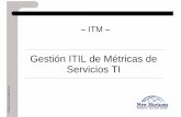 Metricas de los Servicios de TI (ITIL)