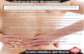 Dolor de espalda- Unión Médica del Norte