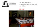 Zarzal - 50 mil personas exigieron la libertad de Dilian Francisca Toro.