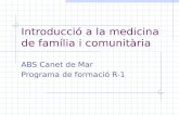 1 Introduccio Medicina De Familia I Estudi Preliminar