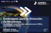 Modelos de competencias para personas (ICB) y organizaciones (OCB) en Dirección de Proyectos