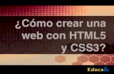 ¿Cómo crear una web con HTML5 y CSS3?