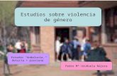 Estudios sobre violencia de género Andalucía Detecta - Andalucía Previene