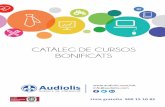 Catàleg de cursos bonificats de formació contínua d'Audiolis