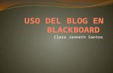 Uso del blog en blackboard