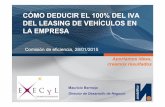 Leasing de vehículos 100% deducible