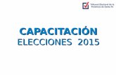 Capacitacion paso paso - Elecciones 2015 - Santa Fe