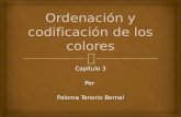 Ordenación y codificación de colores