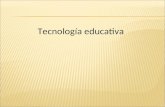 Tecnologa Educacin