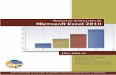 Manual de instrucción de microsoft excel 2010
