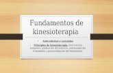 Fundamentos de kinesioterapia