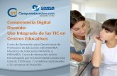 Competencia Digital Docente:  Uso Integrado de las TIC en Centros Educativos