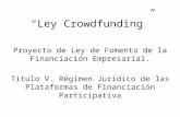 Ley crowdfunding presentación.