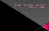 Laura valentina fernandez y katerine tello el tema es el romanticismo