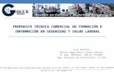 Propuesta técnica comercial de formación e información en seguridad y salud laboral