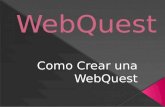 Webquest: como crear una webquest