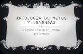 Antología de mitos y leyendas terrorificas
