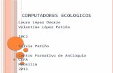 Presentacion computadoras ecologicas
