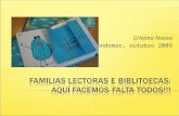 Familias lectoras e biblitoecas