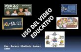 Presentación uso del video educativo