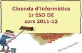 Cloenda i certificats 1r ESO - curs 2011-12