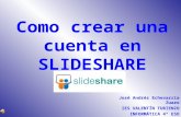 Como crear una cuenta en slideshare by j.a.